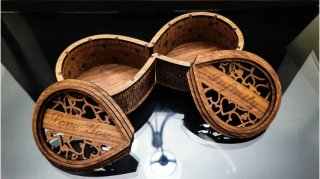 Caja Infinito de Madera Personalizada - Regalo