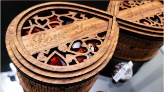 Caja Infinito de Madera Personalizada - Regalo