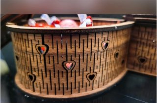Caja Infinito de Madera Personalizada - Regalo