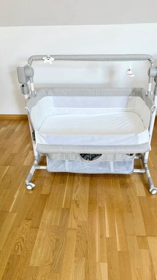 Cuna colecho y bañera cambiador