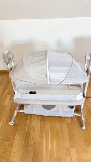 Cuna colecho y bañera cambiador