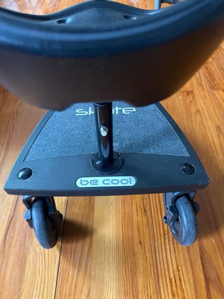 Patinete Be Cool Skate con Asiento Negro