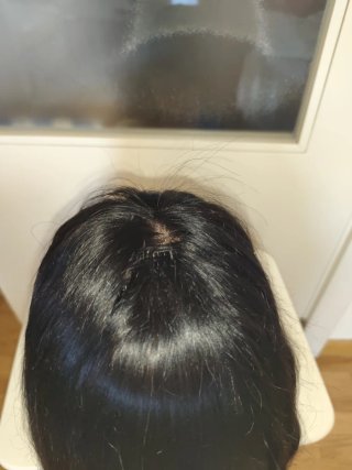 Peluca Pelo Humano Largo con Flequillo