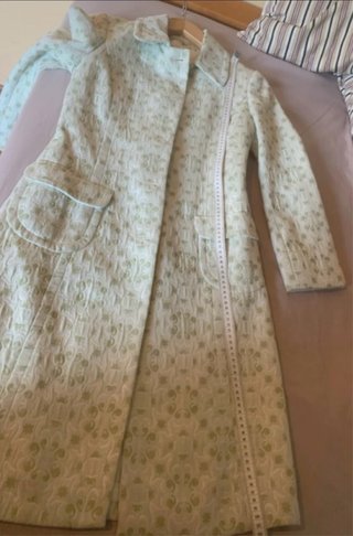 Abrigo vintage estampado floral