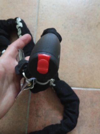 Candado Cadena Master Lock Negro
