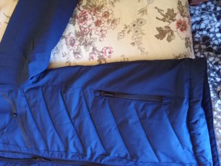 Chaqueta de hombre azul
