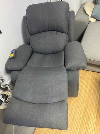 Sofá relax con masaje gris