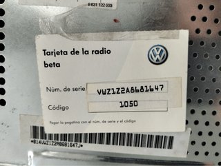 Radio cassete golf 4