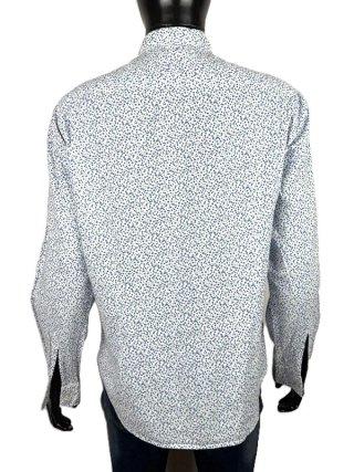 Hugo Boss Orange Camicia Uomo L Bianca Floreale