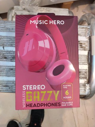 Cuffie Bazzzy Music Hero Rosa