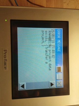 Pantalla PLC HMI Pro-Face LT3300