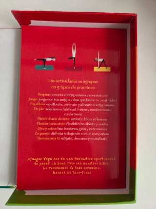 Juegos Yoga: Caja con libro y fichas