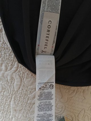 Blusa Cortefiel Negra XL Extra Confort A ESTRENAR