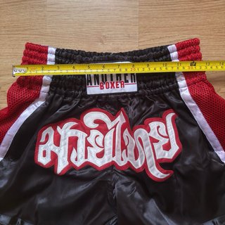 Another Boxer Muay Thai – Negro/Malla Roja | S EU