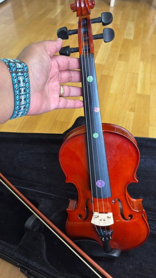 Violín de estudiante 4/4 con arco y funda