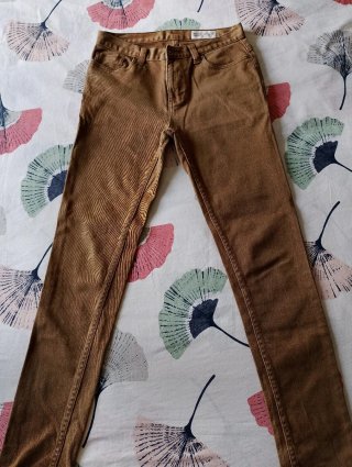 Pantalones vaqueros Skinny marrones Denim Co.