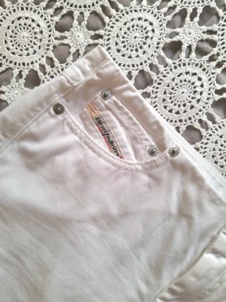 Falda Diesel Blanca Talla M