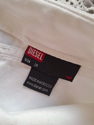 Falda Diesel Blanca Talla M