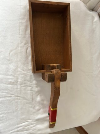 Schiaccianoci vintage legno e metallo