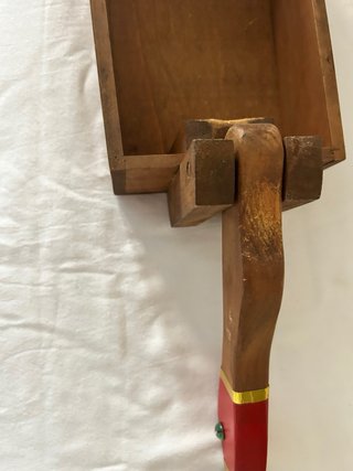 Schiaccianoci vintage legno e metallo