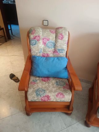 Mesa y 4 Sillas Provenzal Madera