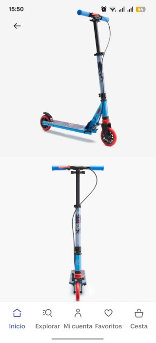 Patinete Oxelo infantil azul