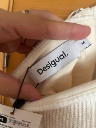 Vestido largo Desigual halter estampado