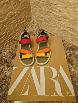 Sandalias Zara Talla 39 Multicolor