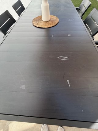 Mesa de exterior Ikea Negra