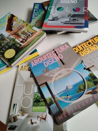 ARQUITECTURA y DISEÑO 14 ejemplares de la revista