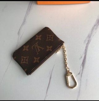 Portamonete Louis Vuitton Monogram Marrone
