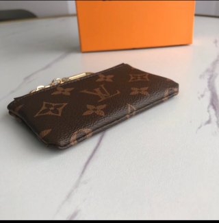 Portamonete Louis Vuitton Monogram Marrone
