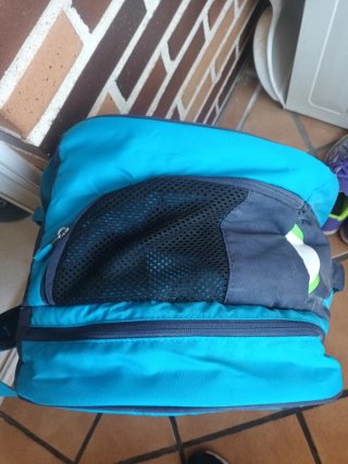 Bolsa  raquetas Artengo azul y verde