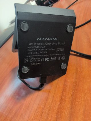 Cargador Inalámbrico NANAMI Fast Charge