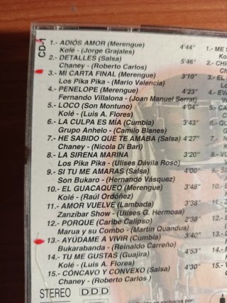 2 CDs Fiesta Caribeña y Éxitos Acordeón
