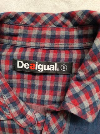 Camisa Desigual cuadros patchwork