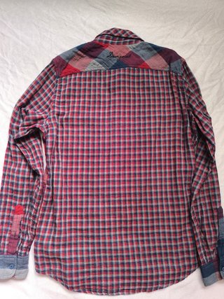 Camisa Desigual cuadros patchwork
