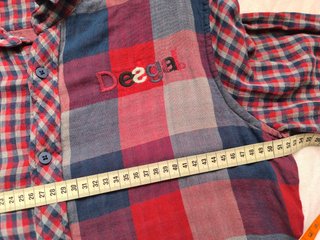 Camisa Desigual cuadros patchwork