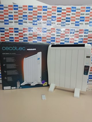 Radiador eléctrico bajo consumo 900 W 6 elementos con mando y temporizador – Cecotec