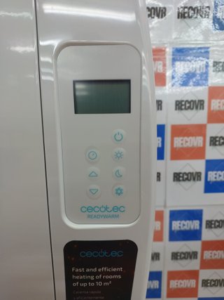 Radiador eléctrico bajo consumo 900 W 6 elementos con mando y temporizador – Cecotec