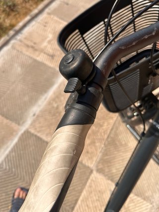 Bicicleta Orbea con silla infantil
