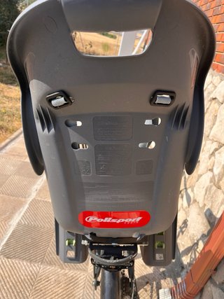 Bicicleta Orbea con silla infantil