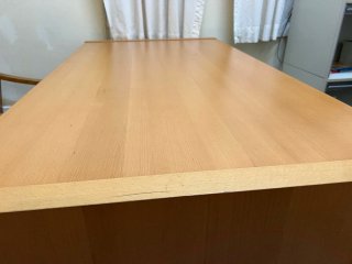 Escritorio IKEA madera chapa