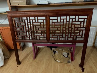 Cabecero de cama de madera