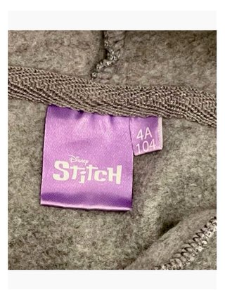 Felpa Stitch Disney con cappuccio 4 anni