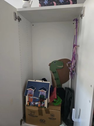 Armario infantil Ikea blanco y turquesa