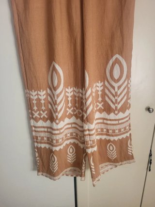 Pantalones Boho Étnicos Talla Única