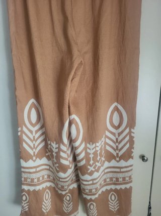 Pantalones Boho Étnicos Talla Única