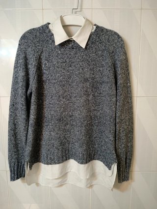 Jersey Ralph Lauren efecto camisa Tll. M T55