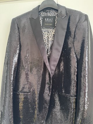 Blazer Zara BEAT Lentejuelas Talla EUR 48